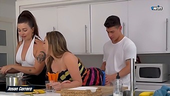 Amateur Couple Has A Hot Threesome With The Best Friend.
